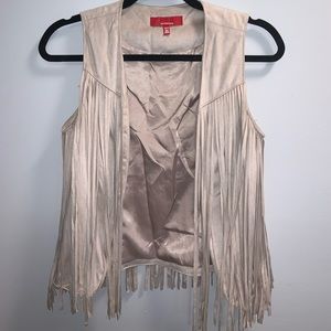 Saks Fifth Suede Fringe Vest